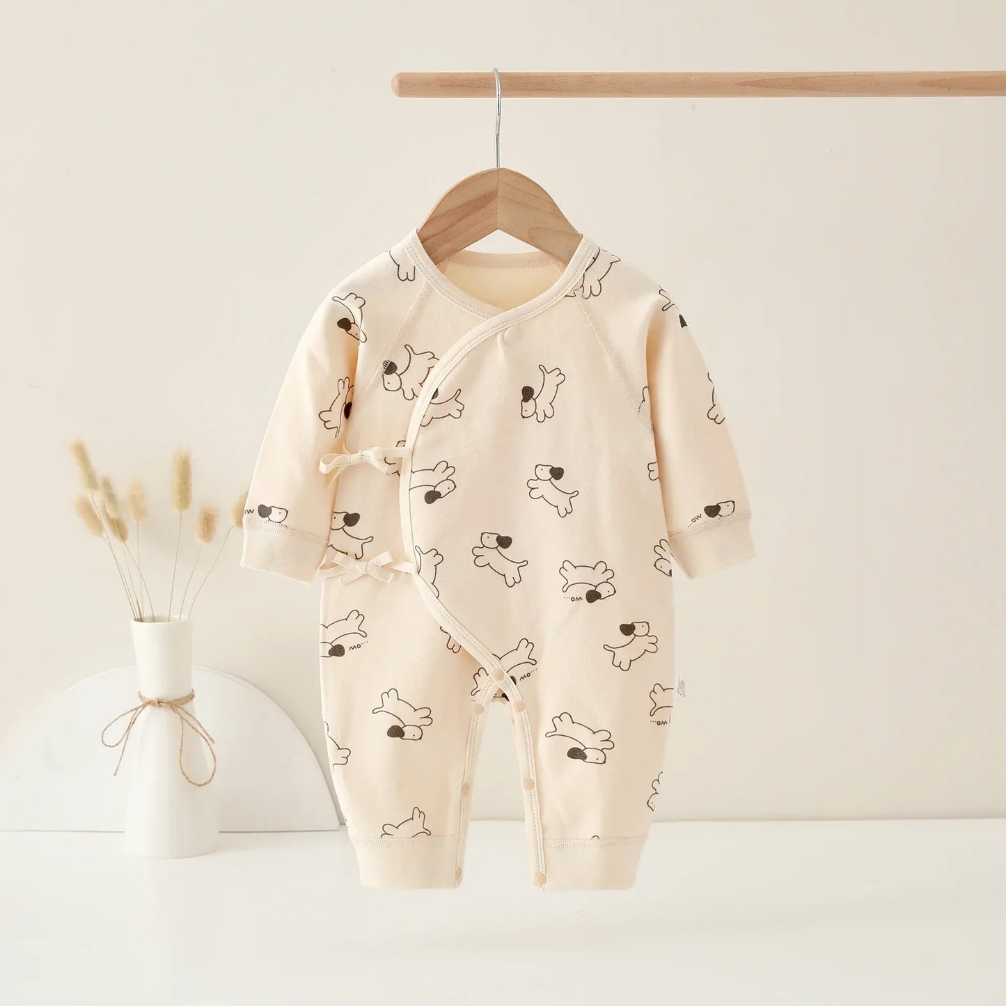 Newborn Cotton Jumpsuit – Pure Comfort for First Little Moments - LunaKit Baby