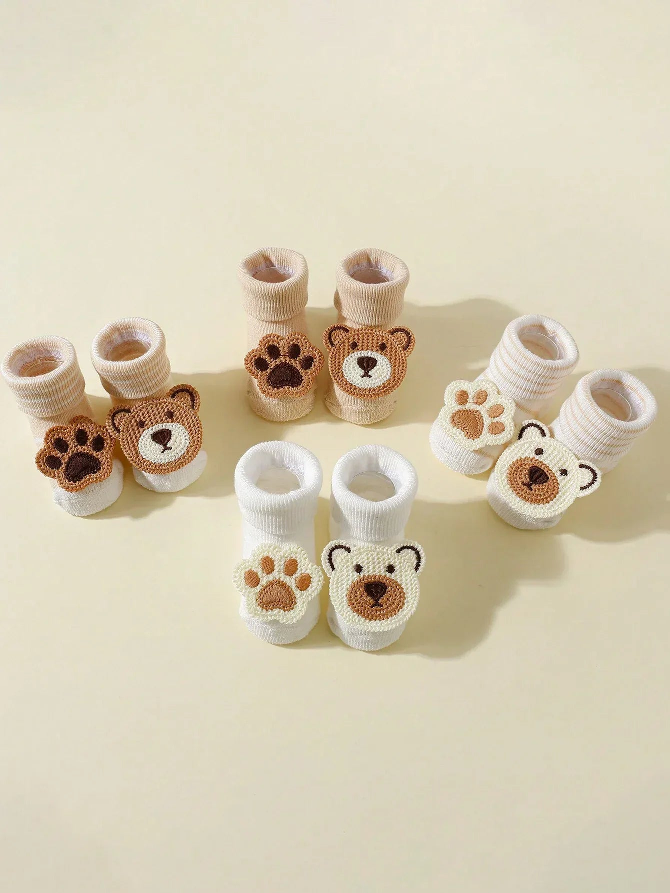 Baby Non-Slip Sock Set – Warm, Safe Steps for Little Feet - LunaKit Baby