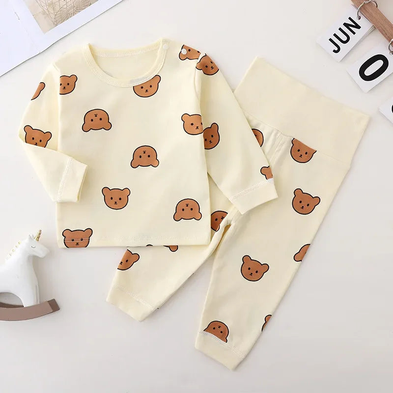 Baby Bear Cotton Pajama Set – Cozy Comfort for Sweet Dreams - LunaKit Baby