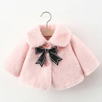 Baby Girl Winter Jacket – Plush Princess Warmth for Magical Moments - LunaKit Baby