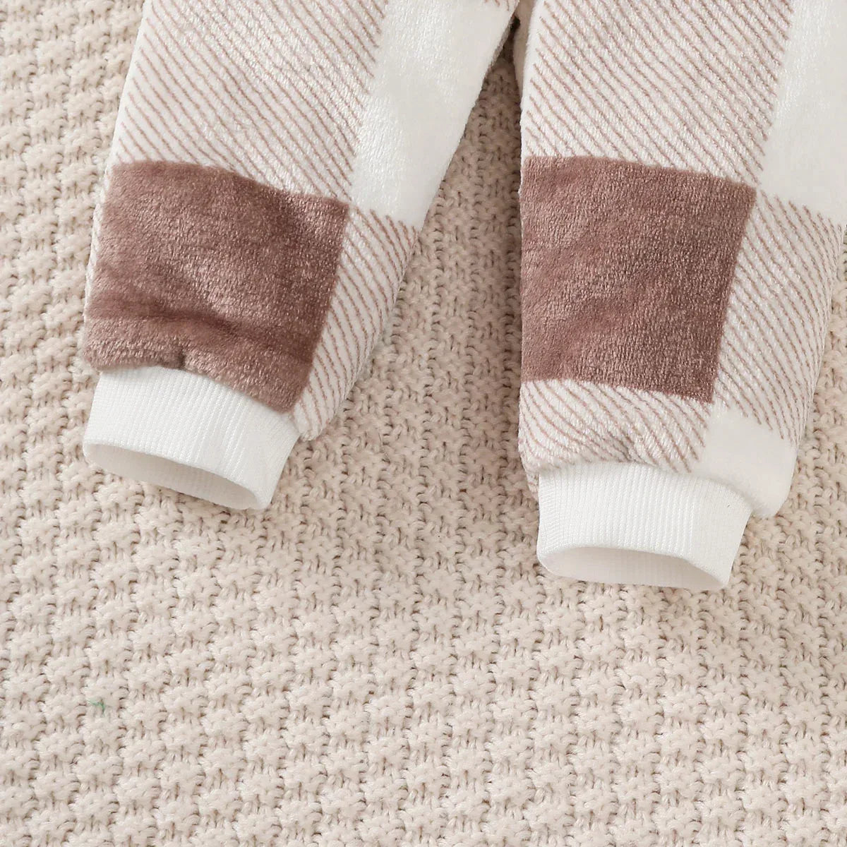 Baby Boy Plush Winter Suit – 2-Piece Set (0–24 Months) - LunaKit Baby