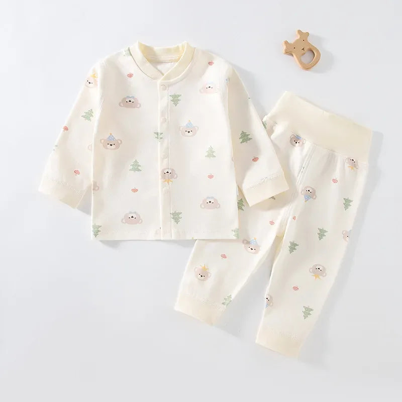 Toddler Cotton 2-Piece Outfit Set – Cozy Style for Little Adventures - LunaKit Baby