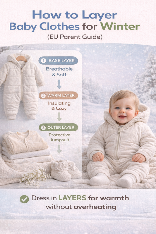 How to Layer Baby Clothes for Winter: An EU Parent Guide - LunaKit Baby