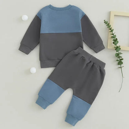 Baby Boy Autumn Outfit Set – Cozy Contrast Style for Everyday Play - LunaKit Baby