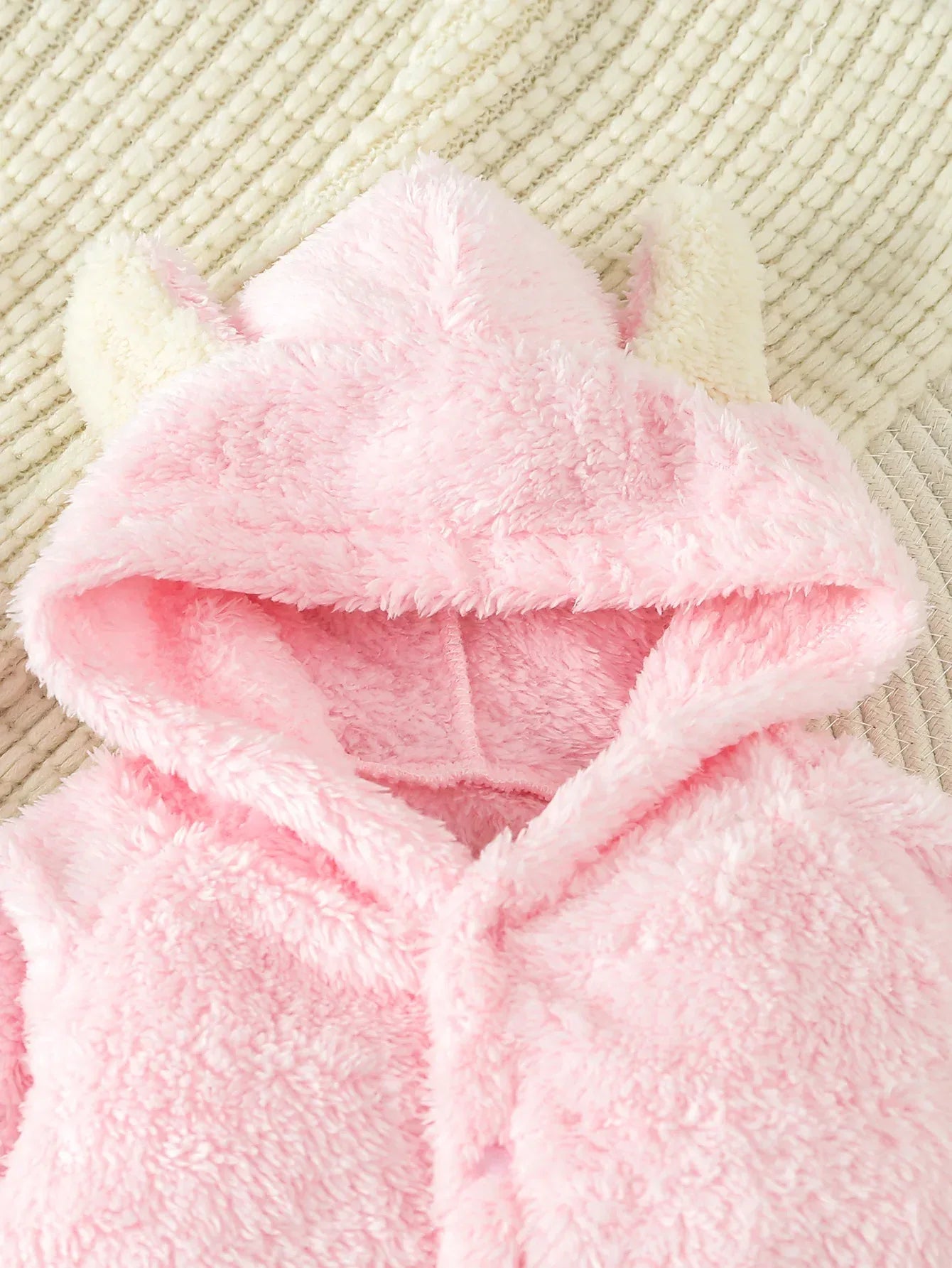 Baby Animal Fleece Romper – Cozy Cuddles for Playful Little Days - LunaKit Baby