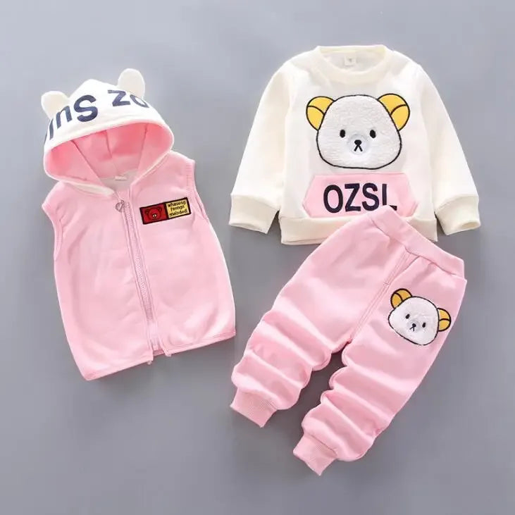 Baby Winter Fleece Set – Complete Cozy Warmth for Cold Days - LunaKit Baby