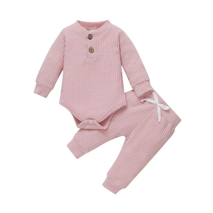 Baby Ribbed Outfit Set – Easy Comfort for Everyday Little Style - LunaKit Baby