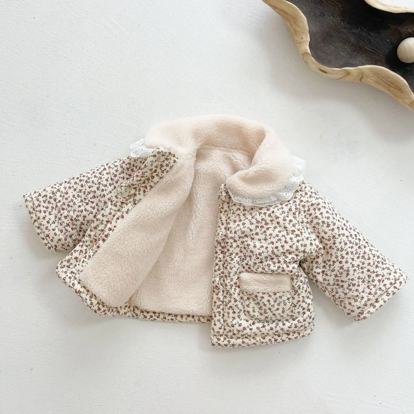 Baby Girl Winter Jacket – Elegant Warmth for Chilly Days - LunaKit Baby