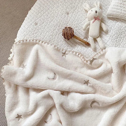 Baby Coral Fleece Blanket – Cozy Warmth for Little Adventures - LunaKit Baby