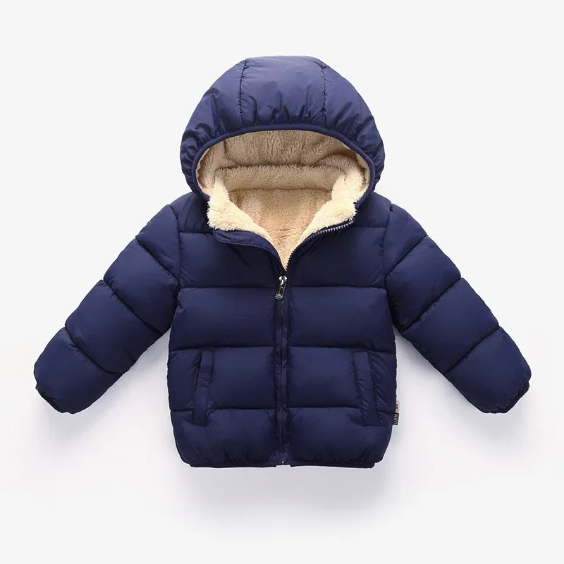 Kids Plush Winter Jacket – Cozy Protection for Cold Adventures - LunaKit Baby