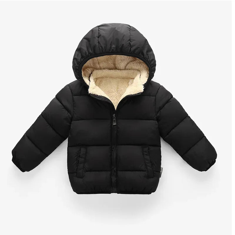 Kids Plush Winter Jacket – Cozy Protection for Cold Adventures - LunaKit Baby