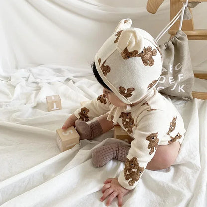 Baby Bear Bodysuit Set – Soft Cuteness for Little Adventures - LunaKit Baby