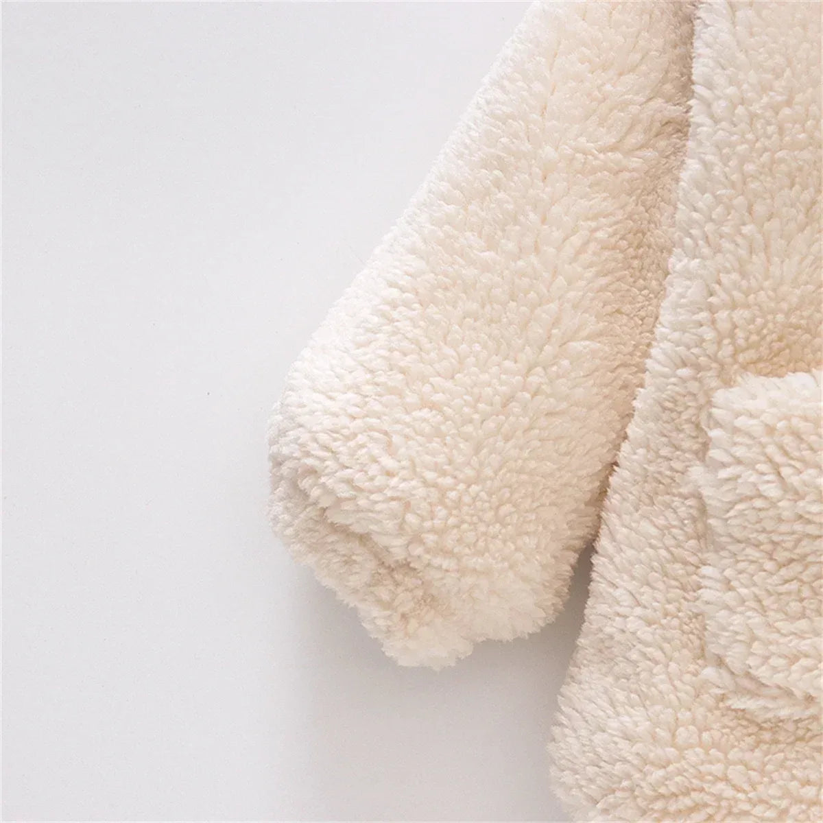 Baby Girl Winter Hooded Jacket – Bear Ears & Cozy Princess Warmth - LunaKit Baby