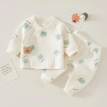 Baby Cotton Thermal Underwear Set – Warm Comfort for Cold Nights - LunaKit Baby