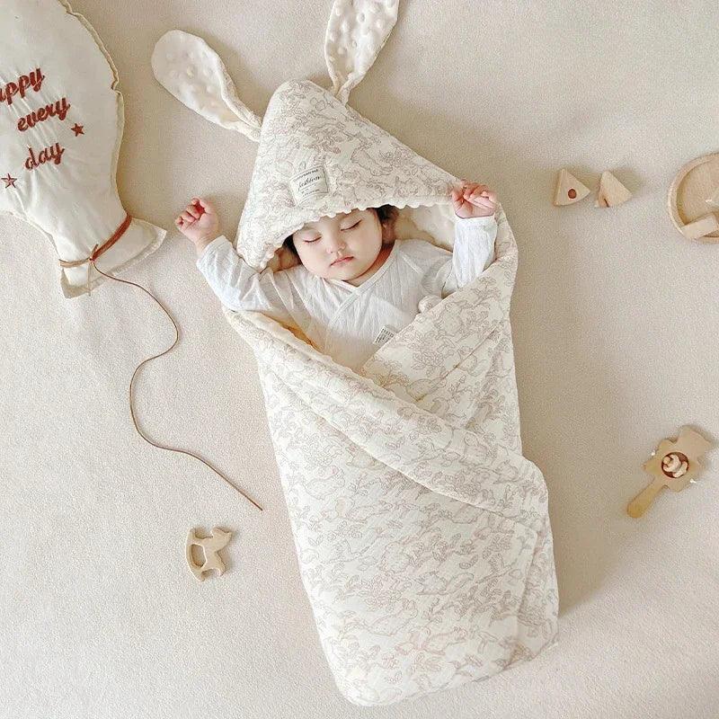 Newborn Bunny Swaddle Blanket – Sweet First Moments to Cherish - LunaKit Baby