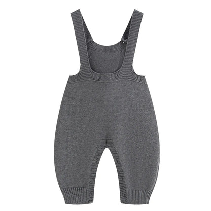 Spring Knit Baby Overalls – Light Comfort for Little Explorers - LunaKit Baby
