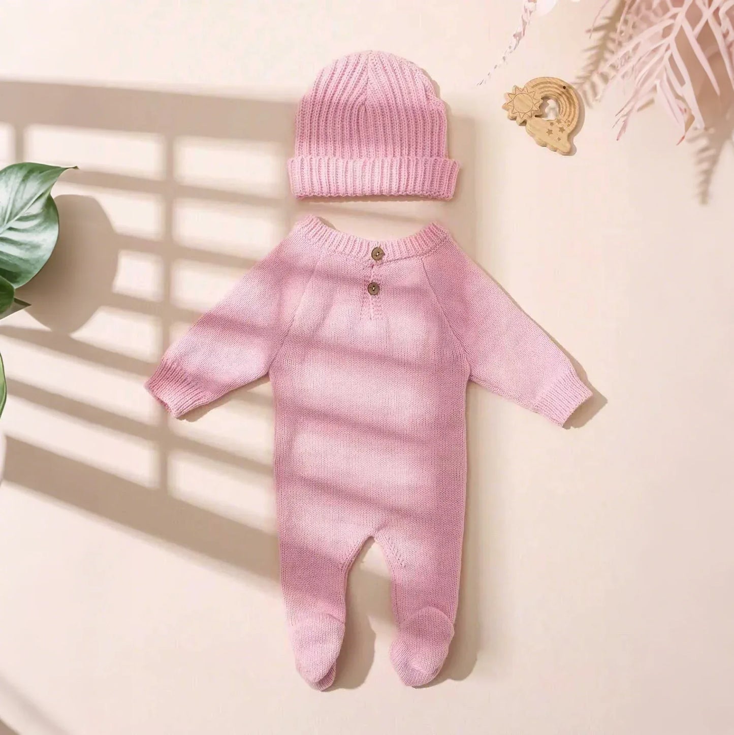Newborn Hello Knit Jumpsuit – Sweet First Moments to Remember - LunaKit Baby