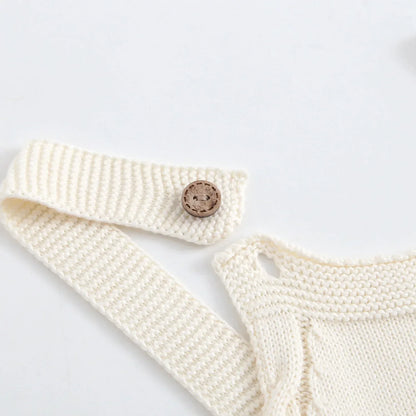 Spring Knit Baby Overalls – Light Comfort for Little Explorers - LunaKit Baby