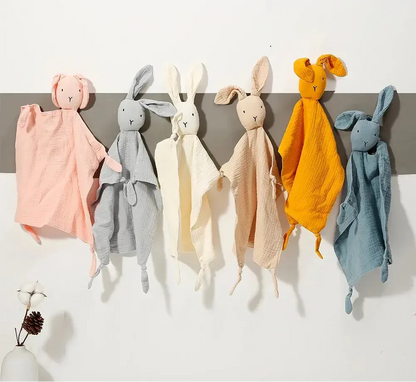 Baby Muslin Comfort Towel – Gentle Calm for Peaceful Sleep - LunaKit Baby