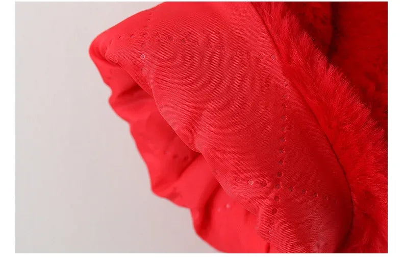 Baby Girl Winter Jacket – Plush Princess Warmth for Magical Moments - LunaKit Baby