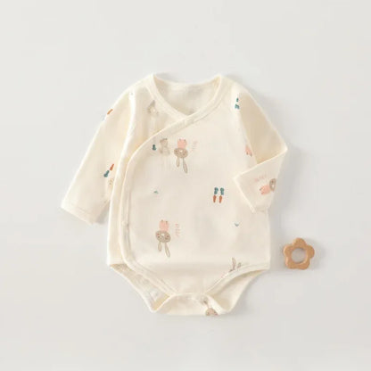 Baby Cotton Autumn Romper – Soft Comfort for Cozy Little Days - LunaKit Baby