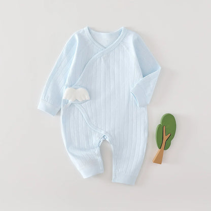 Newborn Cotton Romper – Gentle Comfort for First Little Days - LunaKit Baby