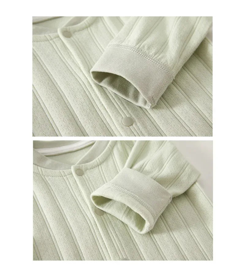 Baby Cotton Sleep Romper – Soft Comfort for Sweet Dreams - LunaKit Baby