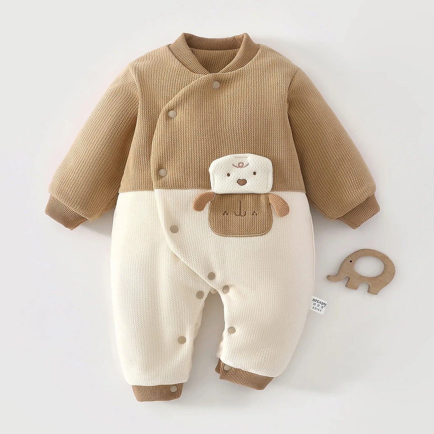 Baby Thick Cotton Winter Jumpsuit – A-Level Warmth & Comfort - LunaKit Baby