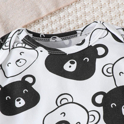Baby Boy 4-Piece Outfit Set – Bear Style for Sweet Little Days - LunaKit Baby