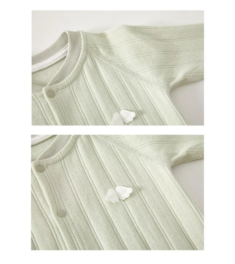 Baby Cotton Sleep Romper – Soft Comfort for Sweet Dreams - LunaKit Baby