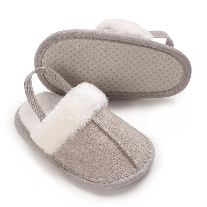 Baby Woolen Cotton Slippers – Soft Warmth for Little Feet - LunaKit Baby