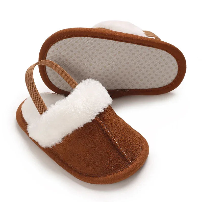Baby Woolen Cotton Slippers – Soft Warmth for Little Feet - LunaKit Baby