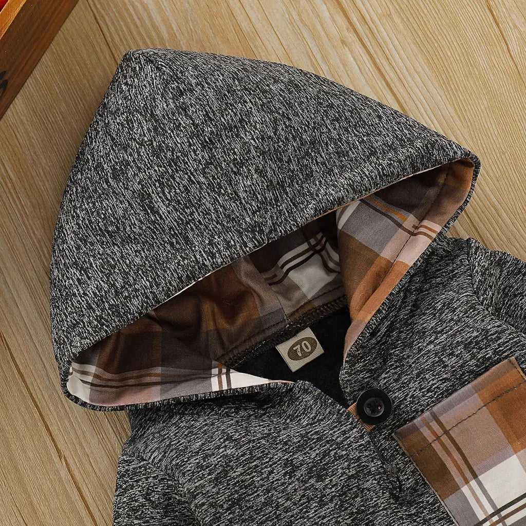 Toddler Outfit Set – Cozy Hooded Comfort for Everyday Adventures - LunaKit Baby