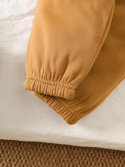 Toddler Boy Winter 2-Piece Set – Thick Warmth with Funny Bear Style - LunaKit Baby