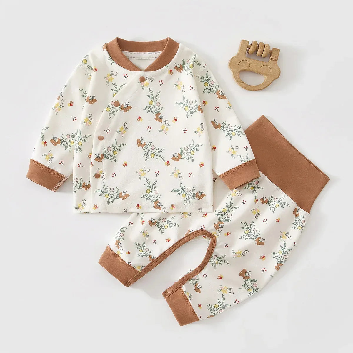 Baby Cotton 2-Piece Underwear Set – Warm Comfort for Cozy Days - LunaKit Baby