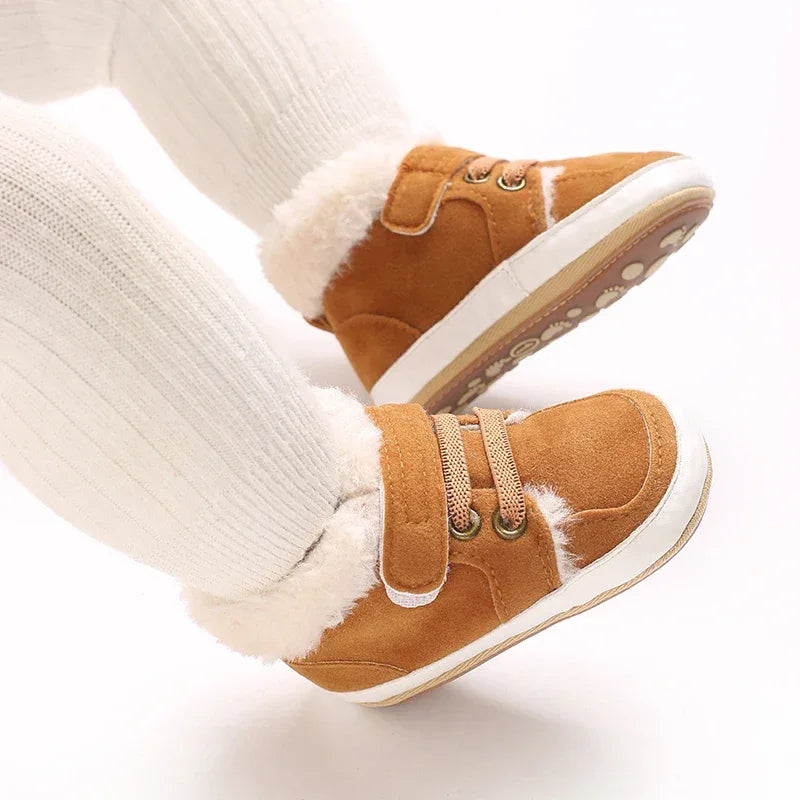 Baby High-Top Sneakers – Warm, Safe Style for First Steps - LunaKit Baby