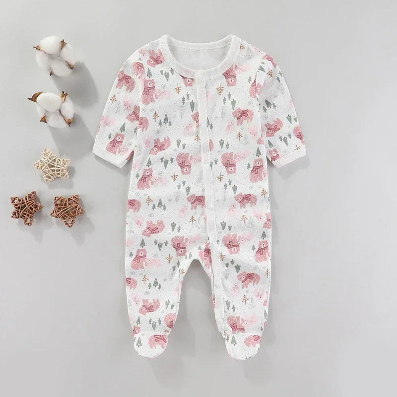 Baby Cotton Bodysuit Romper – Soft Everyday Comfort for Little Ones - LunaKit Baby