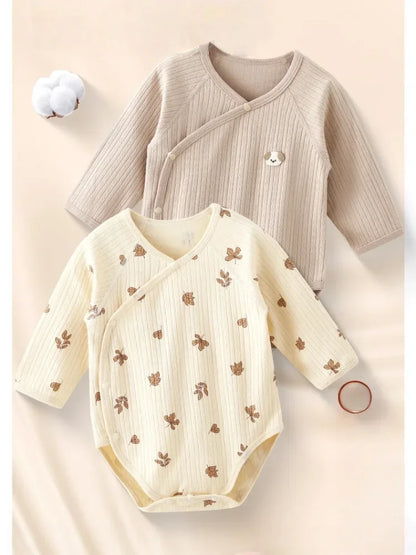 Baby Cotton Belly Guard Romper – Extra Warmth for Gentle Care - LunaKit Baby