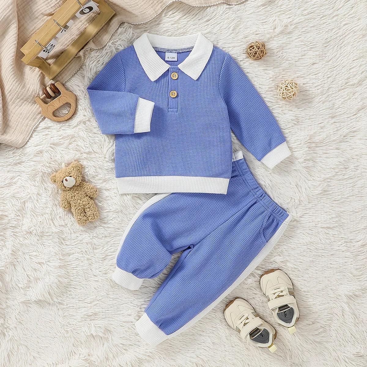 Baby Boy Autumn Clothing Set | Soft Daily Comfort - LunaKit Baby