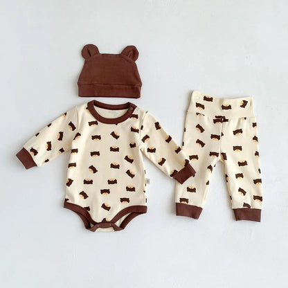 Baby Spring 3-Piece Outfit Set – Easy Comfort for Little Adventures - LunaKit Baby