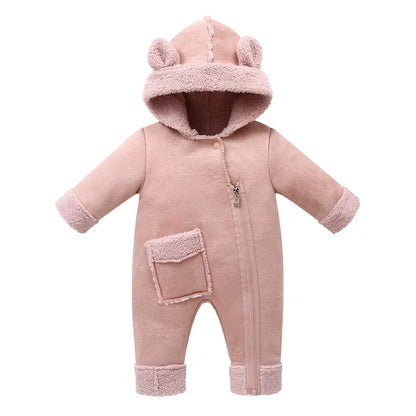 Baby Fleece Winter Jumpsuit – Premium Warmth for Cold Days - LunaKit Baby