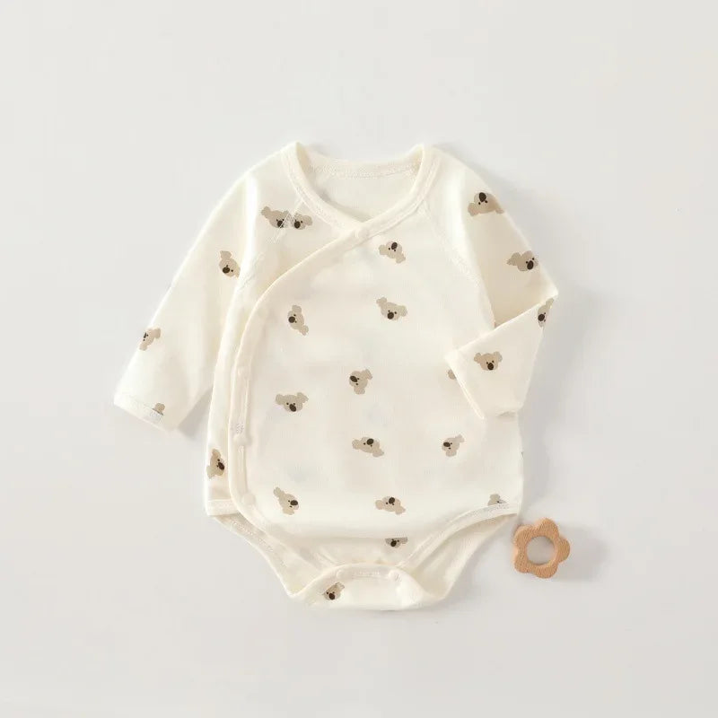 Baby Cotton Autumn Romper – Soft Comfort for Cozy Little Days - LunaKit Baby