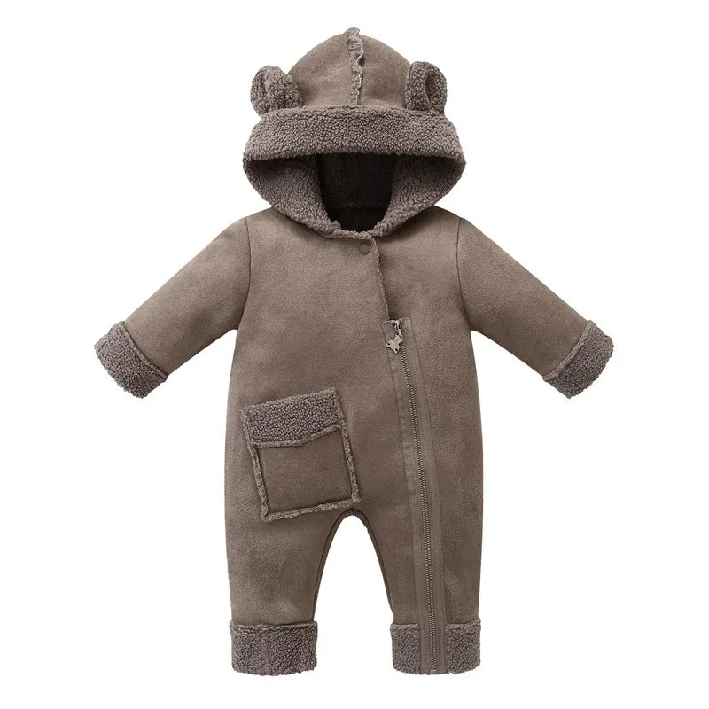 Baby Fleece Winter Jumpsuit – Premium Warmth for Cold Days - LunaKit Baby