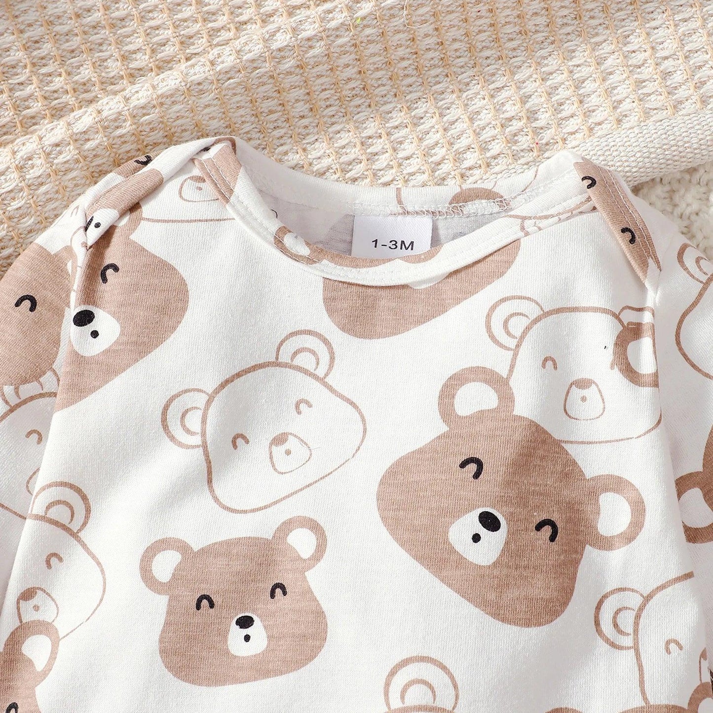 Baby Boy 4-Piece Outfit Set – Bear Style for Sweet Little Days - LunaKit Baby