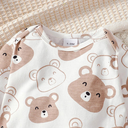 Baby Boy 4-Piece Outfit Set – Bear Style for Sweet Little Days - LunaKit Baby