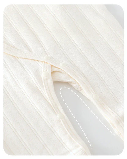 Newborn Cotton Romper – Gentle Comfort for First Little Days - LunaKit Baby