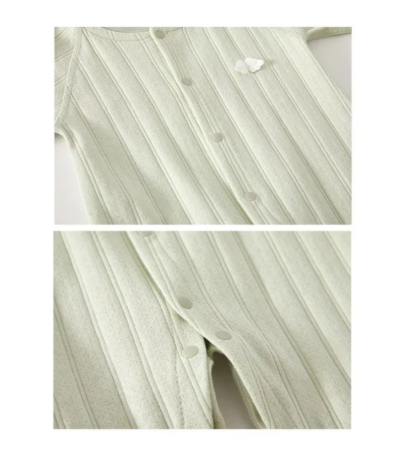 Baby Cotton Sleep Romper – Soft Comfort for Sweet Dreams - LunaKit Baby