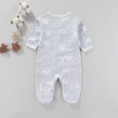 Baby Cotton Bodysuit Romper – Soft Everyday Comfort for Little Ones - LunaKit Baby