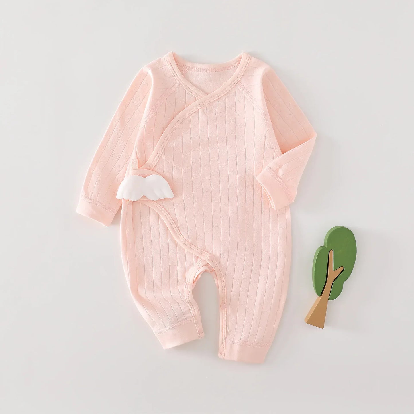 Newborn Cotton Romper – Gentle Comfort for First Little Days - LunaKit Baby