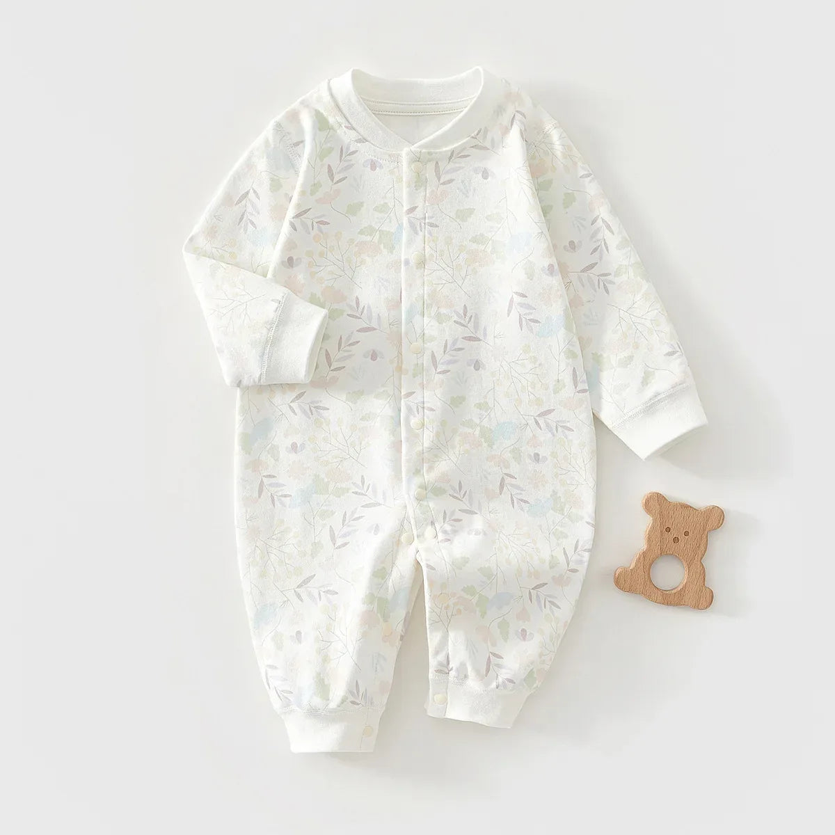 Baby Cotton Loungewear Onesie – Soft Comfort for Cozy Home Days - LunaKit Baby